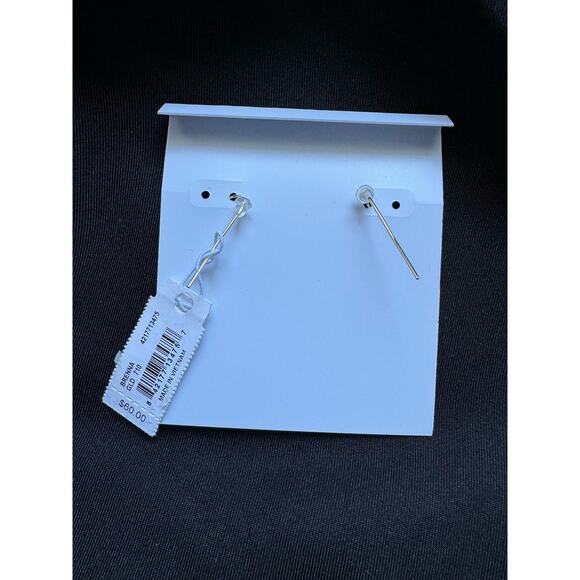 NWT Kendra Scott Brenna Gold Tone Filigree Earrings - Picture 4 of 5